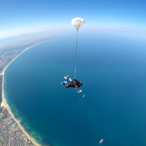 sky-diving